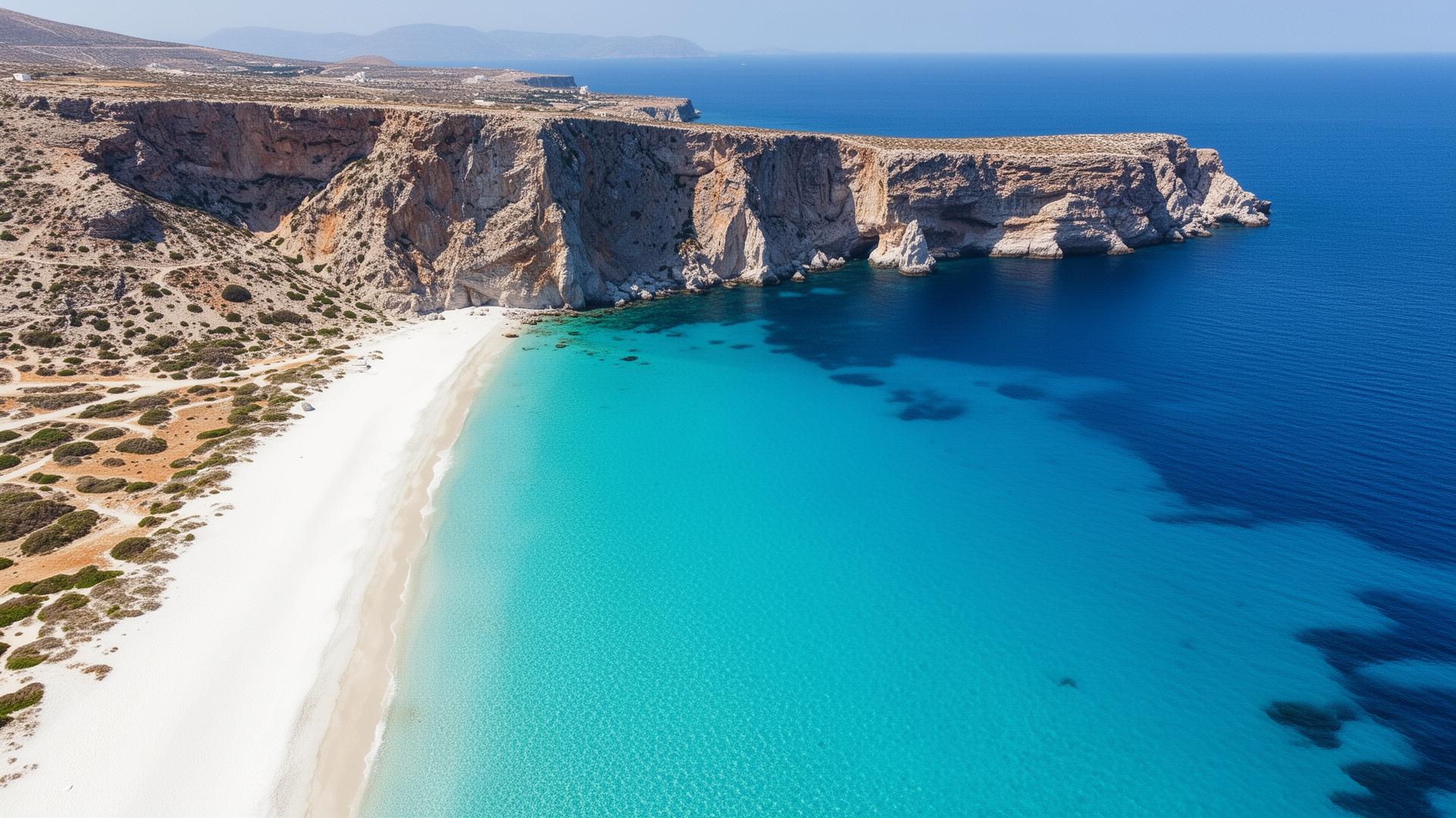 Beautiful Crete coastline
